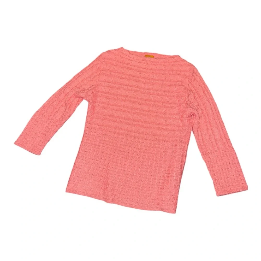 Ruby Rd. Coral Knit Top - Picture 2 of 5